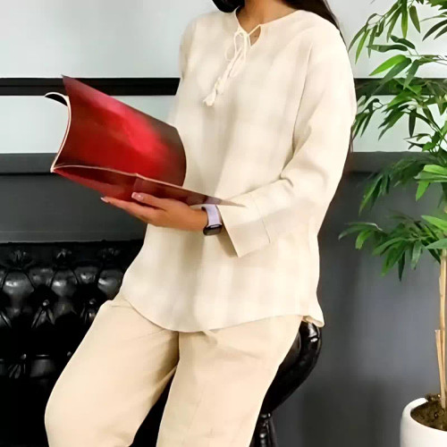 تونیک جلوبسته لنین منگوله دار